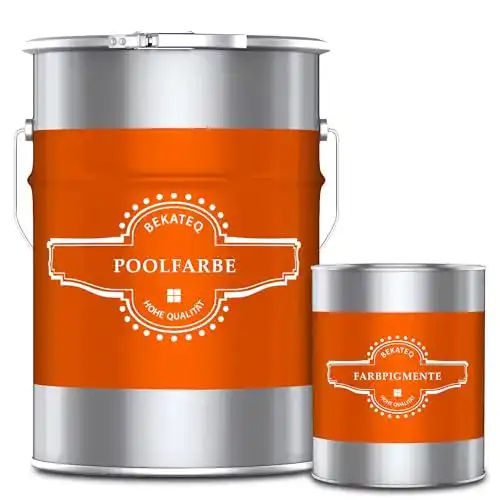 Schwimmbadfarbe Bekateq Poolfarbe RAL 1002 Sandgelb 10 Liter