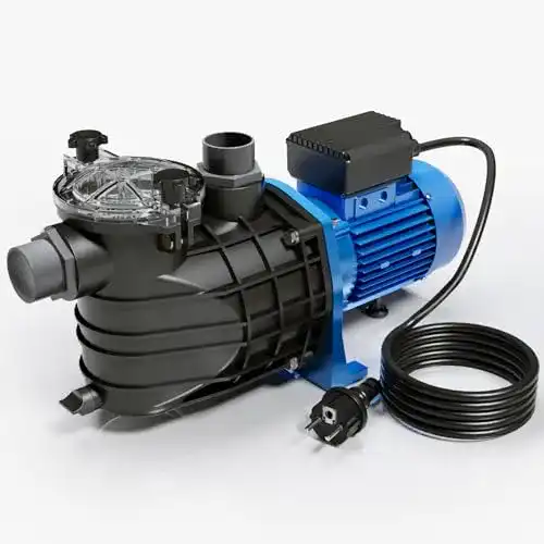 Wiltec Poolpumpe 22500 l/h 1500 W für Schwimmbäder
