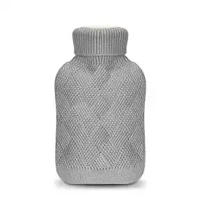 Wärmflasche aus Gummi Phixilin mit Bezug, 2 Liter Kapazität