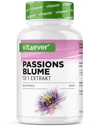Passionsblume Kapseln mit Extrakt – 240 vegane Kapseln