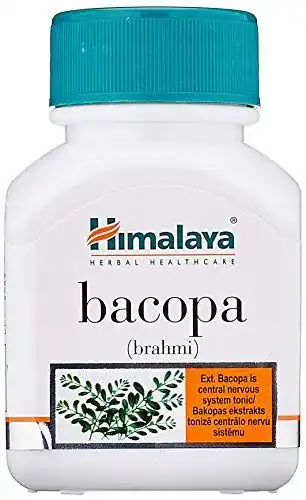 Brahmi Himalaya Bacopa Kapseln für geistige Unterstützung und Konzentration