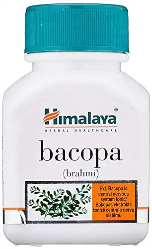 Brahmi Himalaya Bacopa Kapseln für geistige Unterstützung und Konzentration