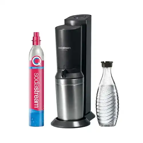 SodaStream Wassersprudler Crystal 3.0 mit Quick-Connect und Glaskaraffe