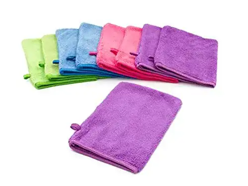 Mikrofaser-Waschlappen YSN Home Collection – 8 Stück in 4 Farben