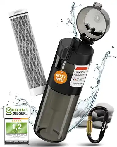 Kunststoff Trinkflasche Bergkvist Outdoor Wasserfilter Flasche