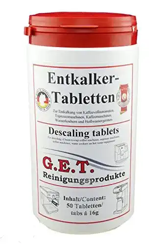 Entkalkungstabletten für Kaffeevollautomaten und Espressomaschinen