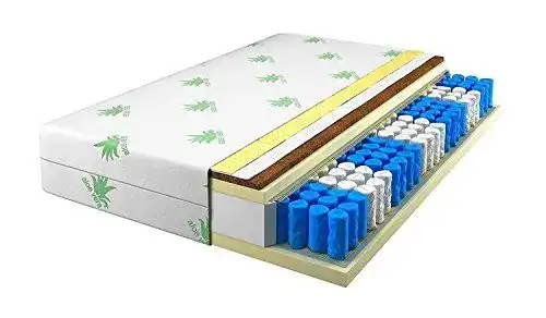 Taschenfederkernmatratze 160 x 200 cm Tanato mit 9 Zonen