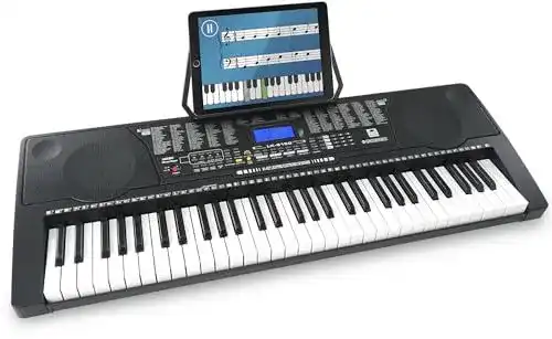 McGrey LK-6150 Keyboard mit 61 Tasten und Leuchttasten