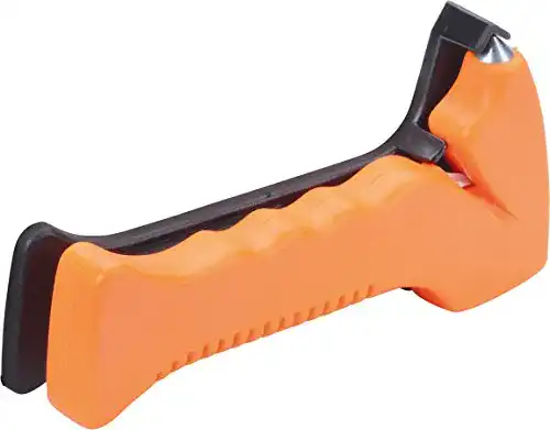 Notfallhammer hr-imotion Sicherheitshammer mit Gurtschneider und Stahlspitze