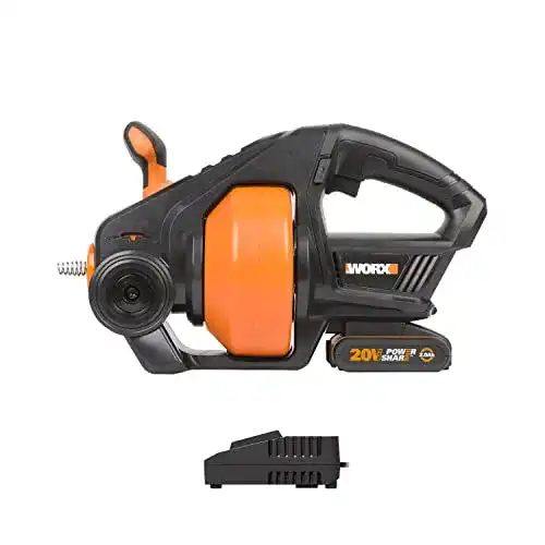Rohrreinigungsmaschine Worx Akku Abflussreiniger 18V (20V Max)