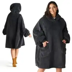 Bedsure Hoodie Decke mit Ärmeln für gemütliche Wärme
