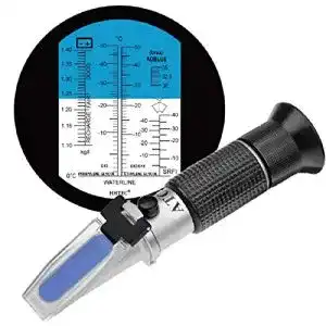 Refraktometer Hhtec 4-in-1 für Frostschutzmittel und Kühlwasser