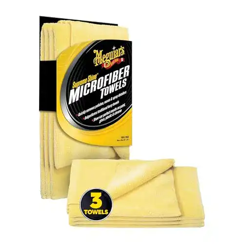 Mikrofasertuch Meguiar’s X2020EU Supreme Shine im 3er-Pack