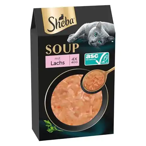 Sheba Katzensuppe Multipack – Nassfutter im Portionsbeutel