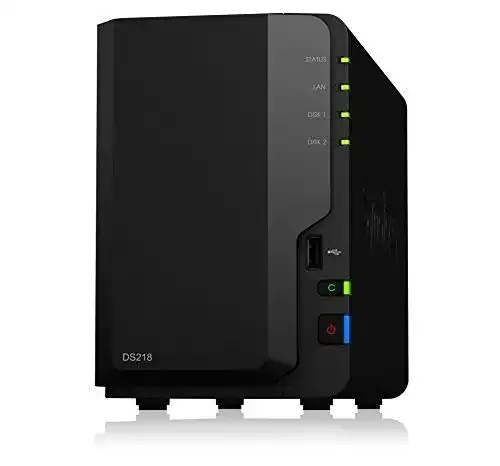 Server Synology DS218 8TB (2 x 4TB WD ROT) 2-Bay Desktop NAS