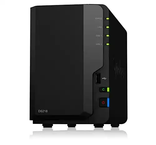 Server Synology DS218 8TB (2 x 4TB WD ROT) 2-Bay Desktop NAS