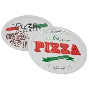 Pizzateller Spetebo 2er Set Pizza Teller 31,5 cm Speiseteller