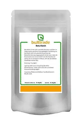 Beta-Alanin Buxtrade 500 g Pulver für Sportler