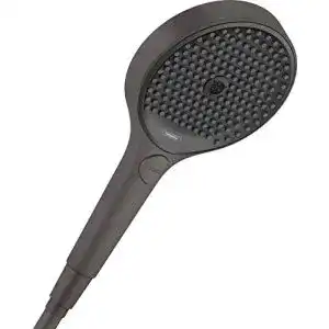 Hansgrohe Rainfinity Duschkopf mit 3 Strahlarten in Schwarz-Chrom