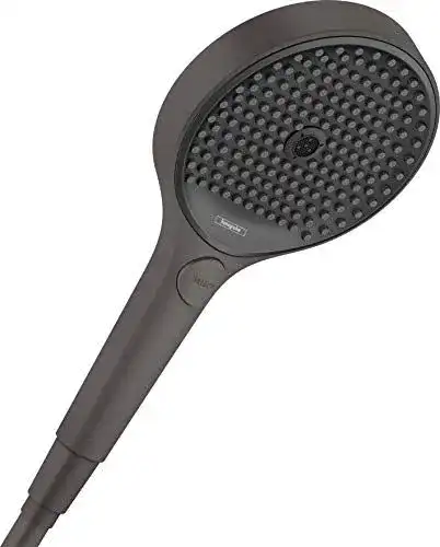 Hansgrohe Rainfinity Duschkopf mit 3 Strahlarten in Schwarz-Chrom