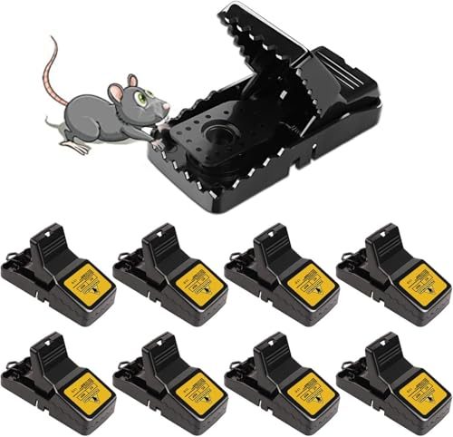 Mausefalle Schlagfalle ANLICAE 8er-Set für effektive Nagetierbekämpfung