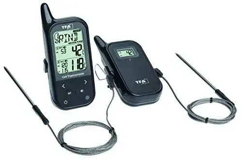 Digitales Grillthermometer mit Funktechnologie von TFA Dostmann