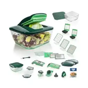 Nicer Dicer Genius Chef 34-in-1 Multifunktions-Gemüseschneider