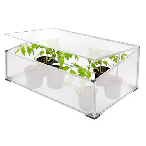 Frühbeet DEMA Aluminium Gewächshaus für den Garten