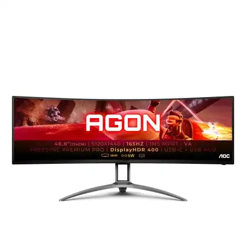 Ultrawide Monitor AOC Agon 493UCX2, 49 Zoll DQHD Curved