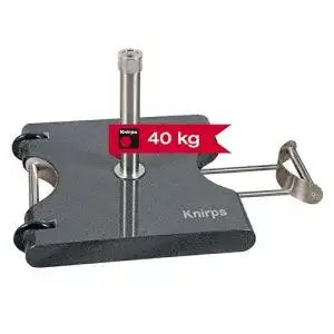 Sonnenschirmständer mit Rollen und Granitsockel 40 kg von Knirps