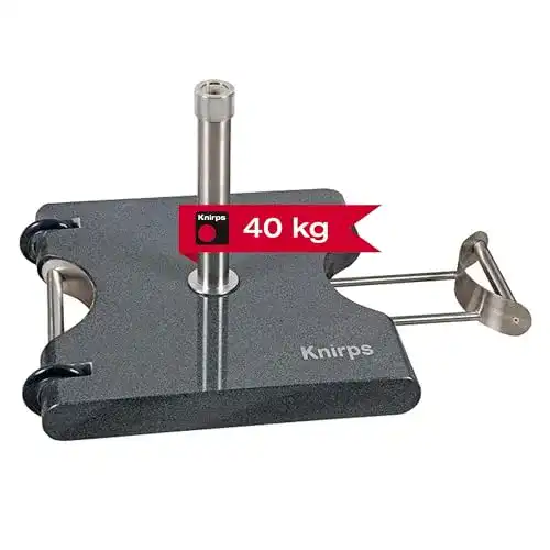 Sonnenschirmständer mit Rollen und Granitsockel 40 kg von Knirps
