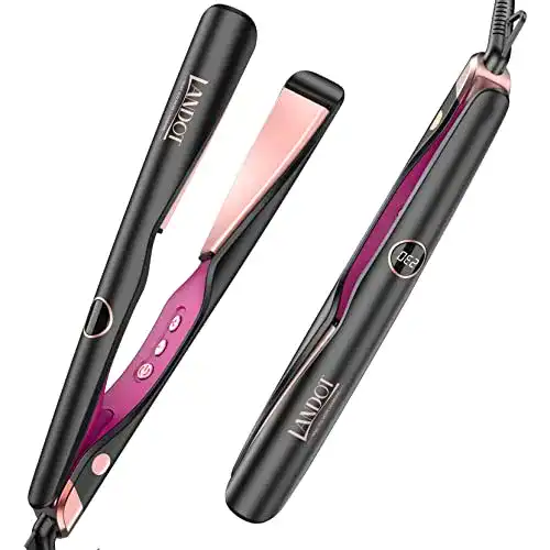 Glätteisen für Locken und Glätten 2 in 1 von LANDOT