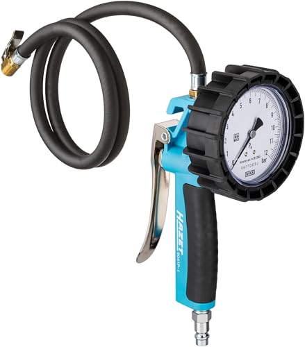 Reifendruckprüfer Hazet 9041G-1 mit Manometer und Schlauch