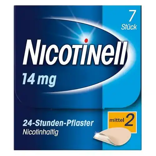 Nikotinpflaster Nicotinell 14 mg für 24 Stunden, 7 Stück