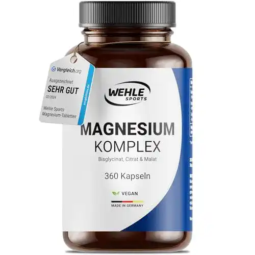 Magnesium-Tabletten Wehle Sports mit 2250 mg hochdosiert