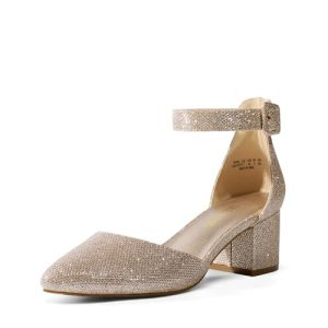 Hochzeitsschuhe Dream Pairs Damen Spangenpumps und Tanzschuhe
