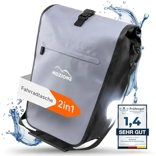 Fahrradtasche Mozione für Gepäckträger mit 28 Litern Volumen