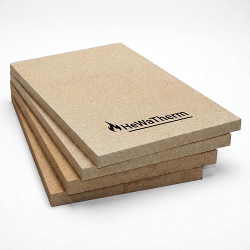 Schamottsteine HeWaTherm Vermiculite 1100°C für Bauprojekte