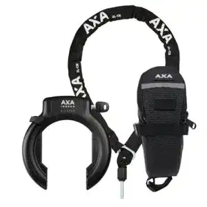 Rahmenschloss mit Kette AXA Imenso Retractable XL und ULC 130 Set