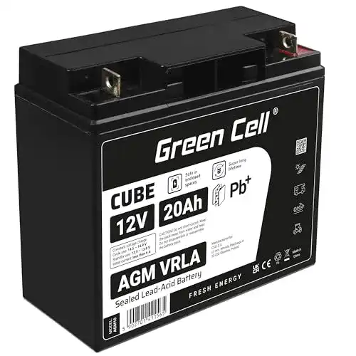 Rasentraktor AGM Batterie 12V 20Ah Vliesakku für verschiedene Anwendungen