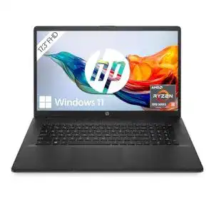 HP Laptop mit 17,3 Zoll FHD Display, AMD Ryzen 3 7320U und 8 GB RAM
