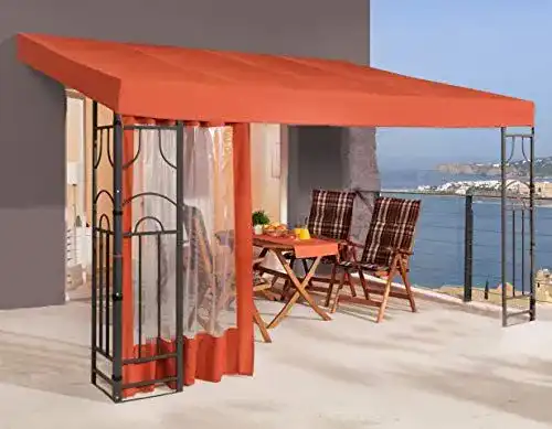 Terrassenüberdachung QUICK STAR Anbau Pergola Romana 3x4m
