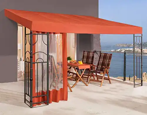 Terrassenüberdachung QUICK STAR Anbau Pergola Romana 3x4m