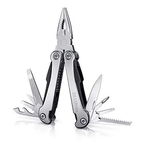 Multitool Brandson 13 in 1 Multifunktionswerkzeug mit Zange 10,5 cm
