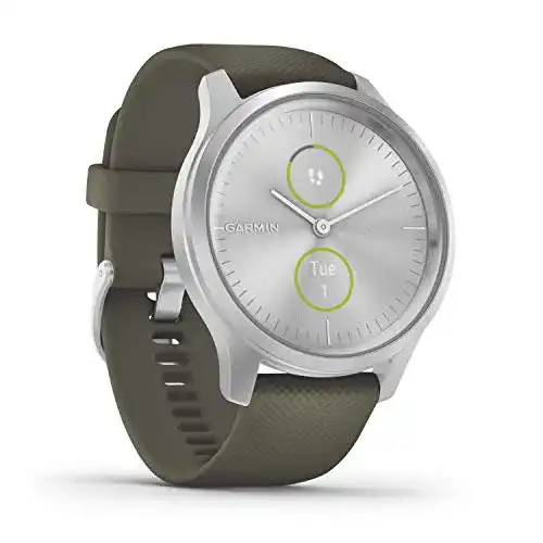 Hybrid-Smartwatch Garmin vívomove Style moderne Fitnessuhr mit AMOLED-Displays