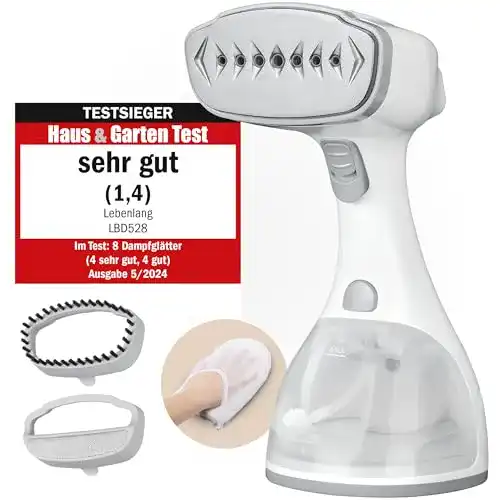 Dampfglätter Lebenlang Steamer 1500W mit 300ml Wassertank und Automatik