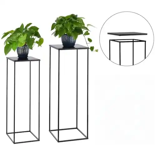 Blumenständer VINCIGANT Pflanzenständer Set mit Metallgestell