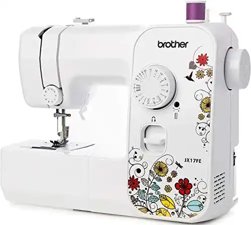 Brother JX17FE Nähmaschine mit 17 Nähprogrammen für Einsteiger