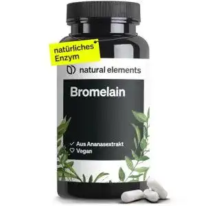 Bromelain Kapseln 400 mg aus Ananasextrakt – 90 magensaftresistente Kapseln