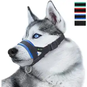 Maulkorb für Hunde aus Nylon von ILEPARK gegen unerwünschtes Verhalten
